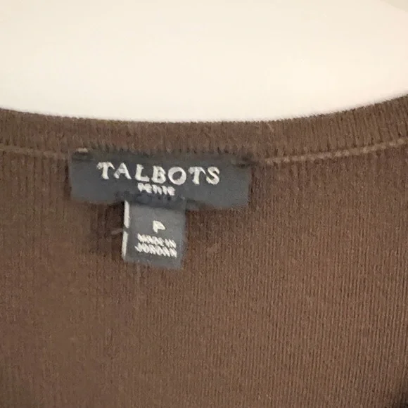 TALBOTS LODEN GREEN PULLOVER - Picture 2 of 4
